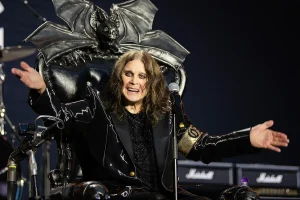 Ozzy Osbourne at his final Black Sabbath gig
